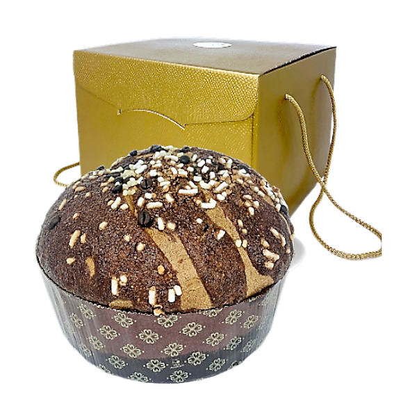 Panettone Artigianale da 1 Kg Caffe e Cioccolato