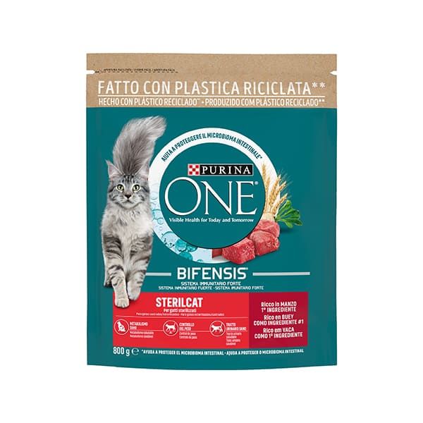 Purina One Sterilcat per Gatti - con Manzo e Frumento - Bifensis 800 Gr