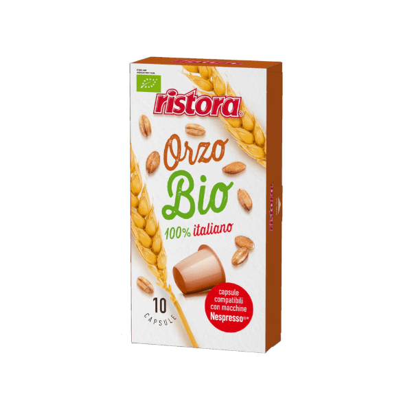 Orzo Solubile Biologico Ristora in capsule compatibili Nespresso - 10 pezzi