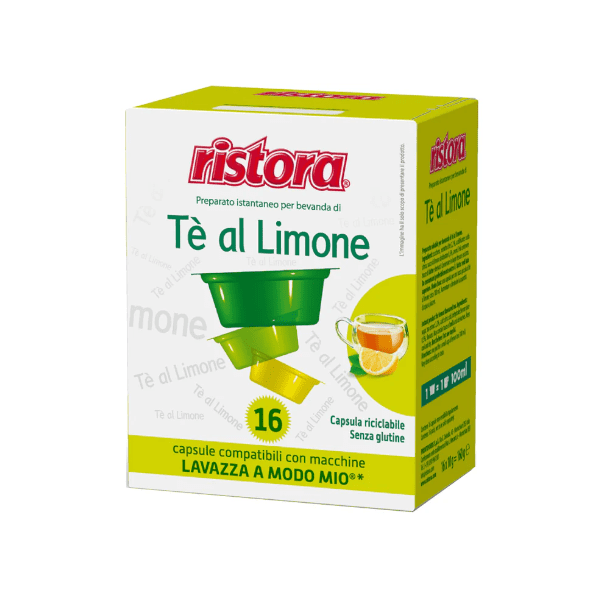 Te al Limone Ristora in capsule compatibili A Modo Mio - 16 pezzi