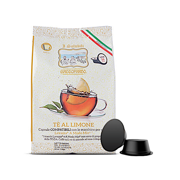 Tè Limone in Capsule Gattopardo Compatibili A Modo Mio