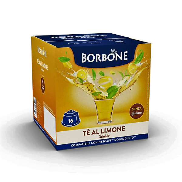 The Limone - Capsule compatibili con Dolce Gusto - Caffe Borbone - 16 pezzi