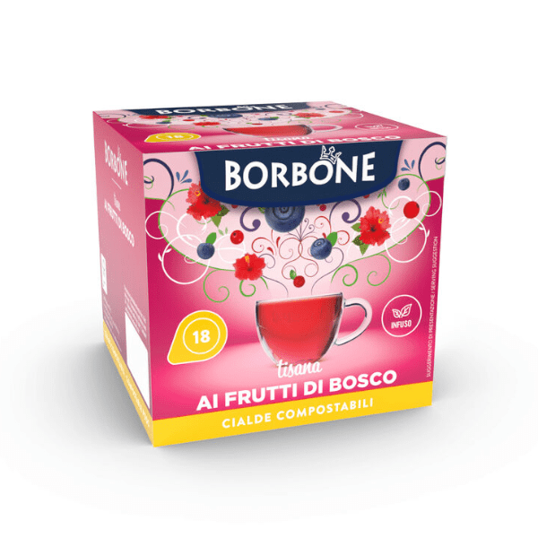 Tisana alla frutta in Cialde Borbone formato ESE44