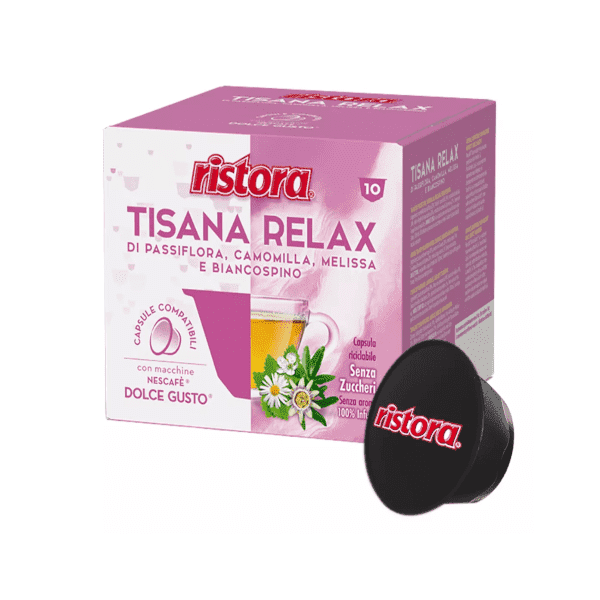 Tisana Relax Ristora in Capsule Compatibili Dolce Gusto - 10 pezzi