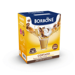 Caffè Cortado di Caffè Borbone in Capsule compatibili Lavazza A Modo Mio, 16 pezzi