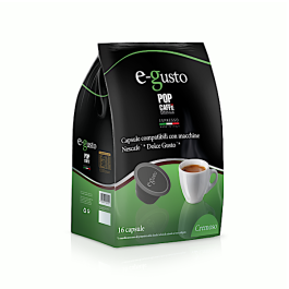 Capsule Pop Caffè Compatibili Dolce Gusto, E-Gusto Cremoso