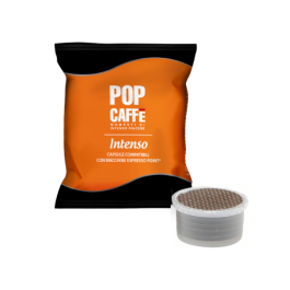 Capsule Pop Caffè Compatibili Lavazza Espresso Point, miscela Intenso