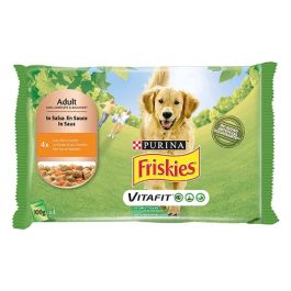 Friskies Cane, Bocconi in salsa con Pollo e Carote, 4x100gr