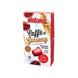 Ginseng Solubile Ristora in capsule compatibili Nespresso, 10 pezzi
