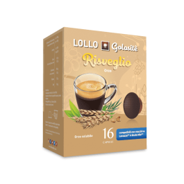 Orzo solubile in Capsule Lollo Caffè Compatibili A Modo Mio, 16 pezzi