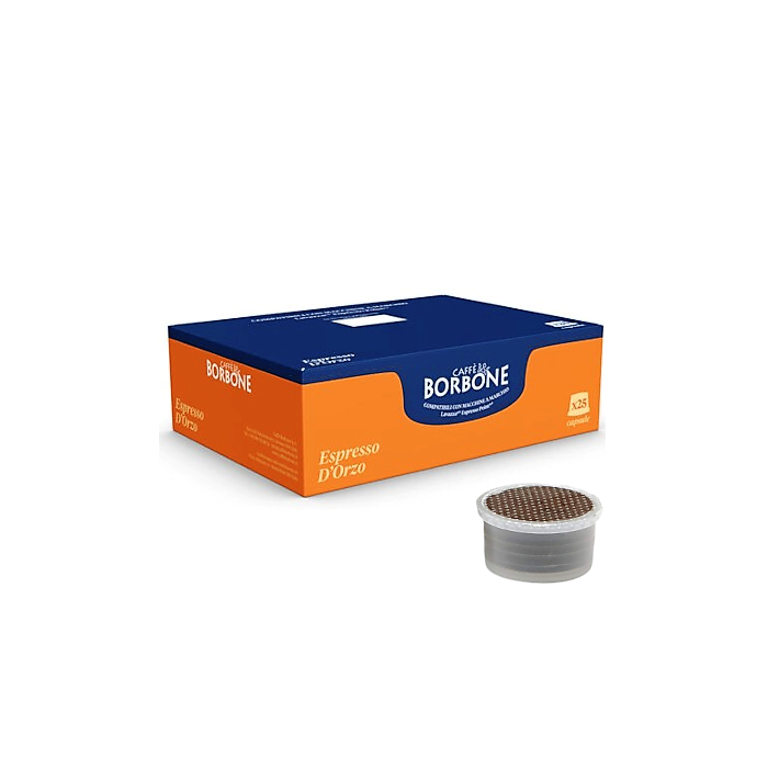 Caffè d'Orzo in Capsule compatibili lavazza espresso point, Caffè Borbone, 25 pezzi