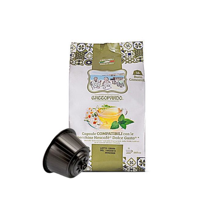 Camomilla in Capsule Gattopardo Compatibili Dolce Gusto