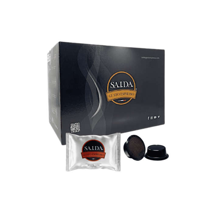 Capsule Saida Gusto Espresso Compatibili Lavazza A Modo Mio, miscela White Casa