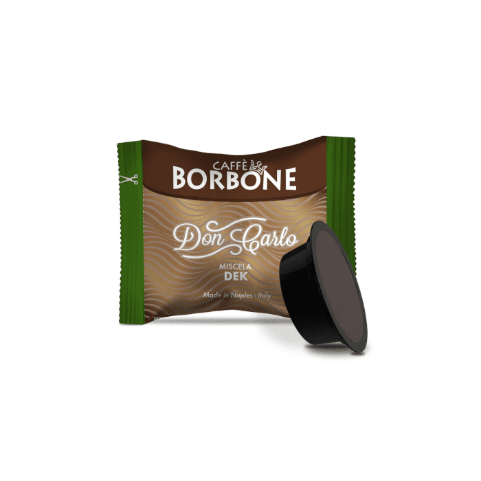 Capsule Caffè Borbone compatibili A Modo Mio, Don Carlo miscela Dek