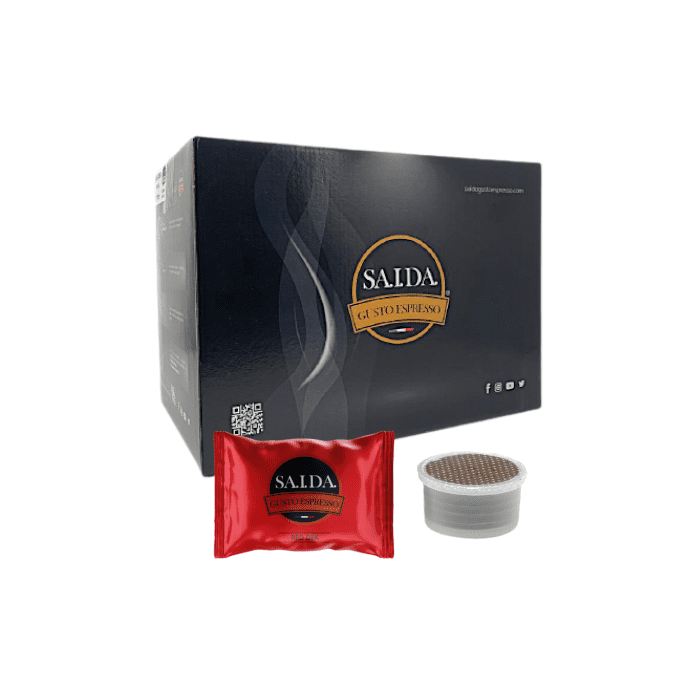Capsule Saida Gusto Espresso Compatibili Essse Caffè, Miscela Red Dek