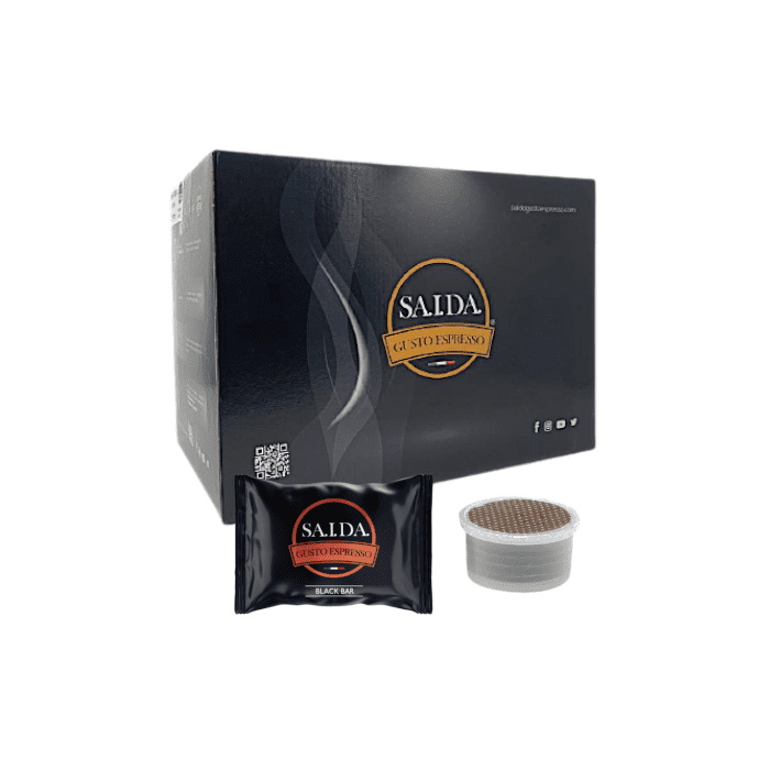 Capsule Saida Gusto Espresso Compatibili Espresso Point, miscela Black Bar