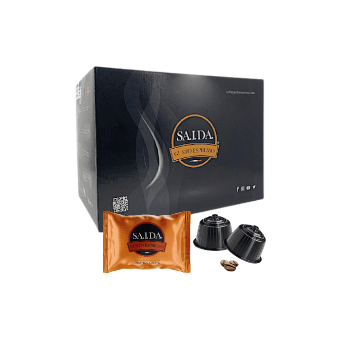 Capsule Saida Gusto Espresso Compatibili Dolce Gusto, Miscela Orange Crema