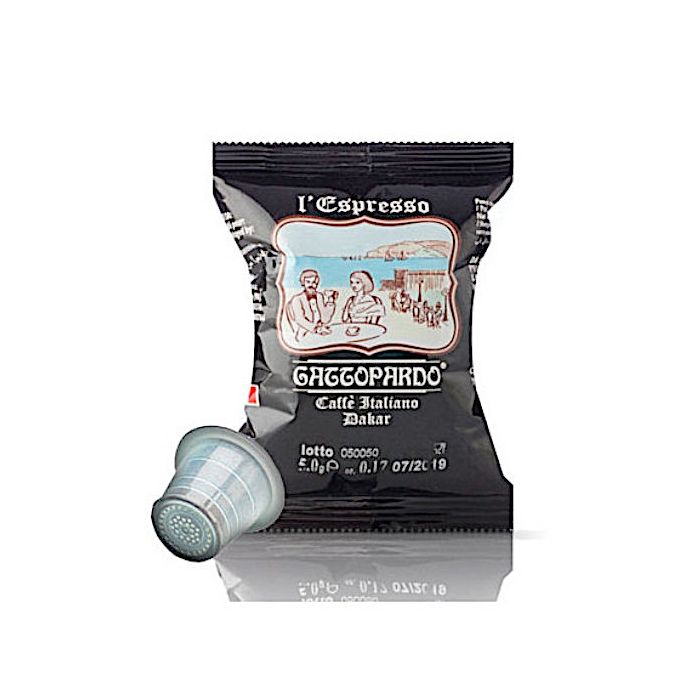 Capsule caffè Gattopardo compatibili Nespresso, miscela Dakar