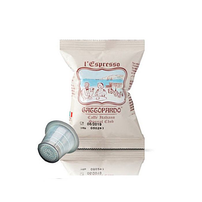 Capsule caffè Gattopardo compatibili Nespresso, miscela Special Club