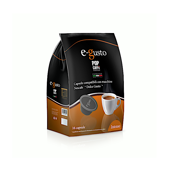 Capsule Pop Caffè Compatibili Dolce Gusto, E-Gusto Intenso