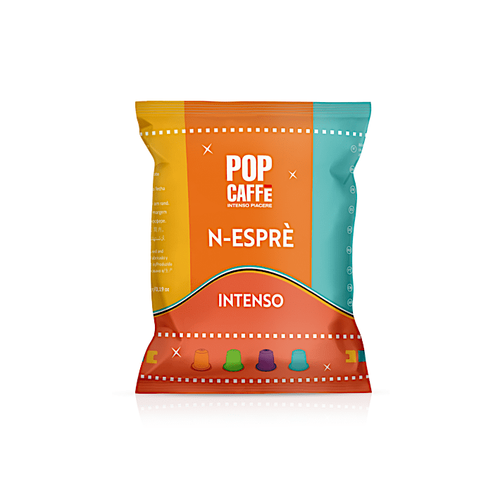 Capsule Pop Caffè Compatibili Nespresso, Naos Intenso
