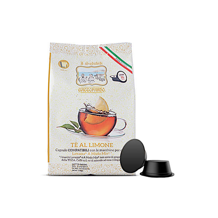 Tè Limone in Capsule Gattopardo Compatibili A Modo Mio