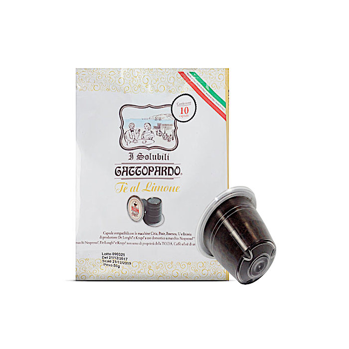 Tè Limone in Capsule Gattopardo Compatibili Nespresso