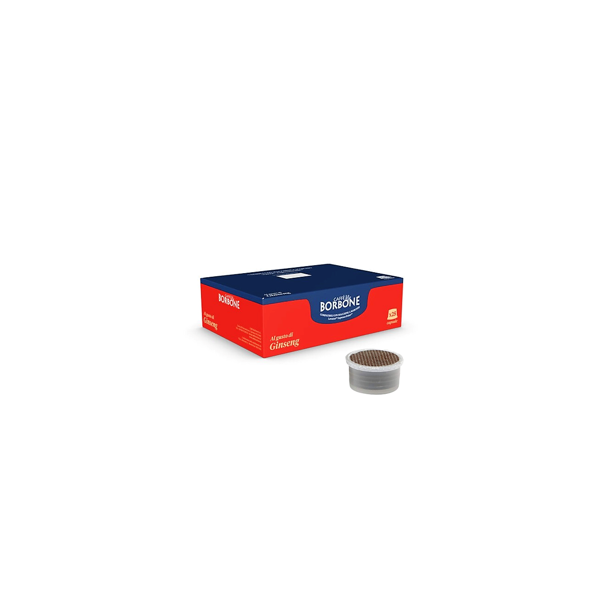 Caffè al ginseng in Capsule compatibili Lavazza espresso point, Caffè Borbone, 25 pezzi