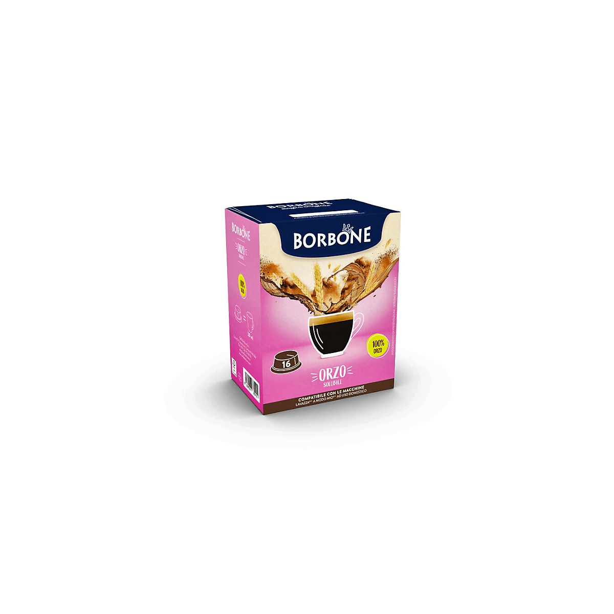 Caffè d'orzo di Caffè Borbone in Capsule compatibili con Lavazza A Modo Mio,16 Pezzi