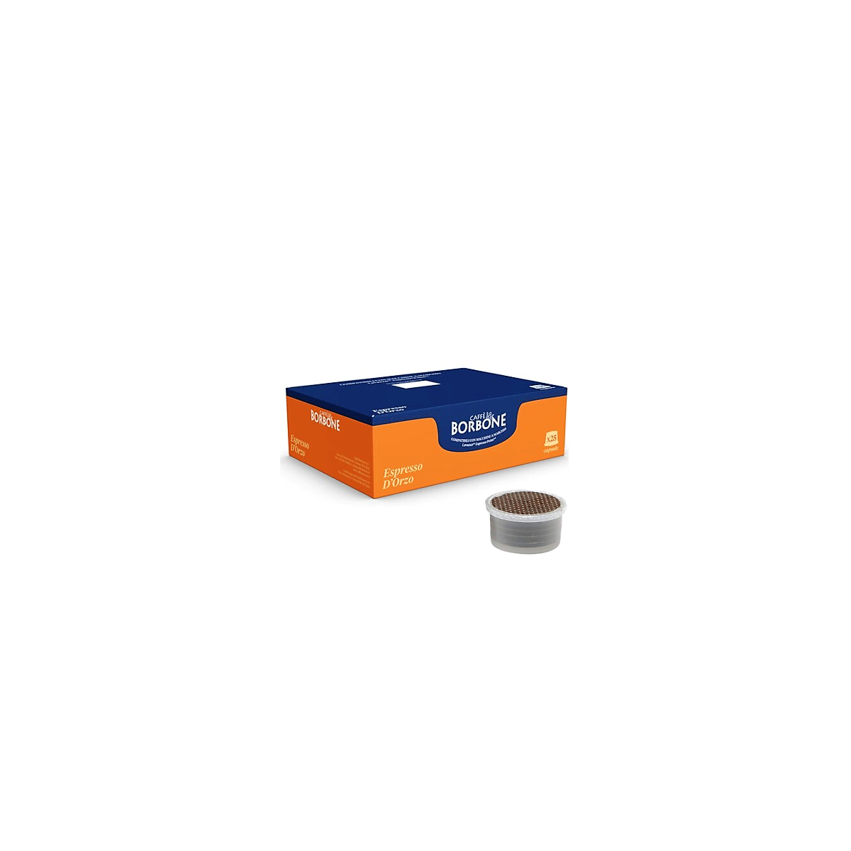 Caffè d'Orzo in Capsule compatibili lavazza espresso point, Caffè Borbone, 25 pezzi