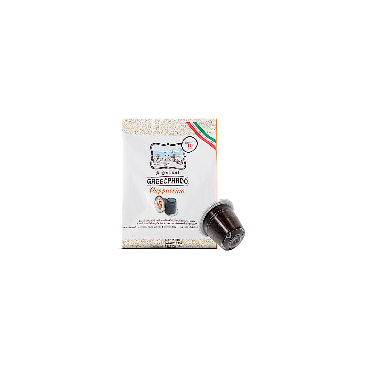 Cappuccino in Capsule Gattopardo Compatibili Nespresso