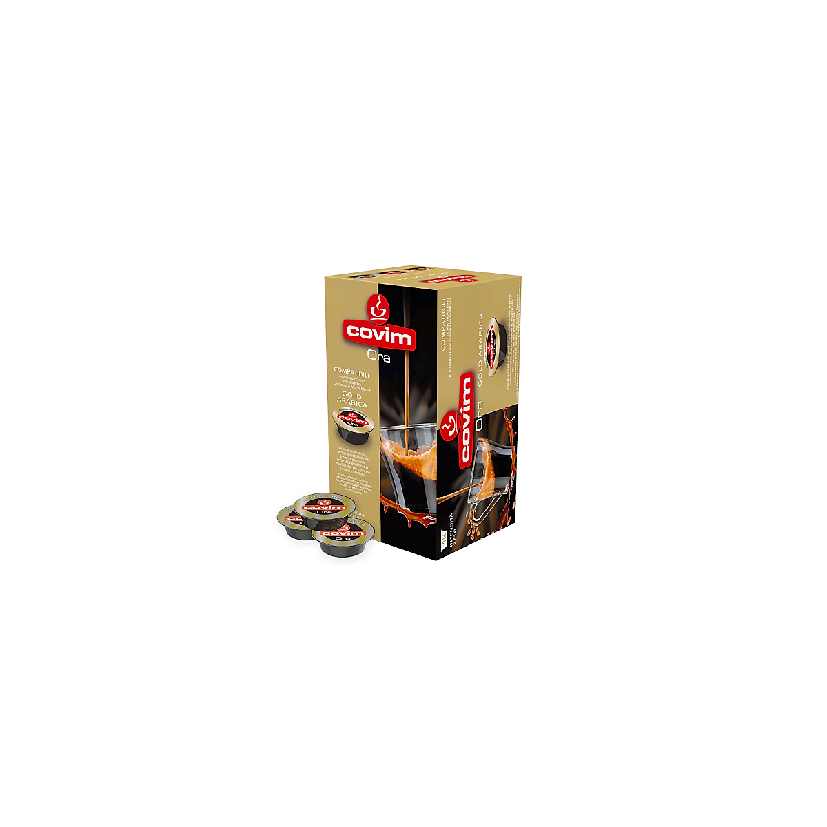 Capsule Caffè Covim Compatibili A Modo Mio, miscela Gold Arabica