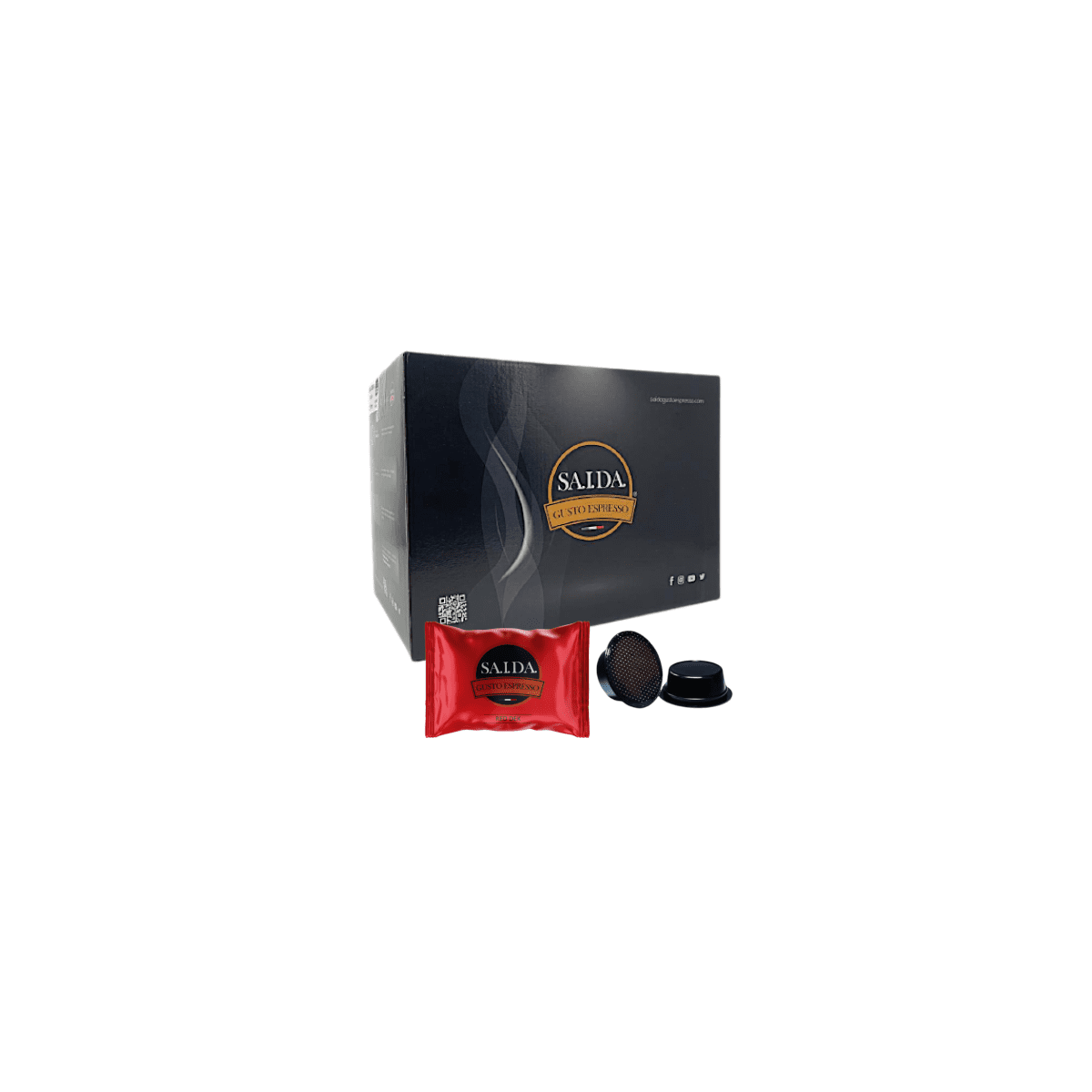 Capsule Saida Gusto Espresso Compatibili Lavazza A Modo Mio, miscela Red Dek