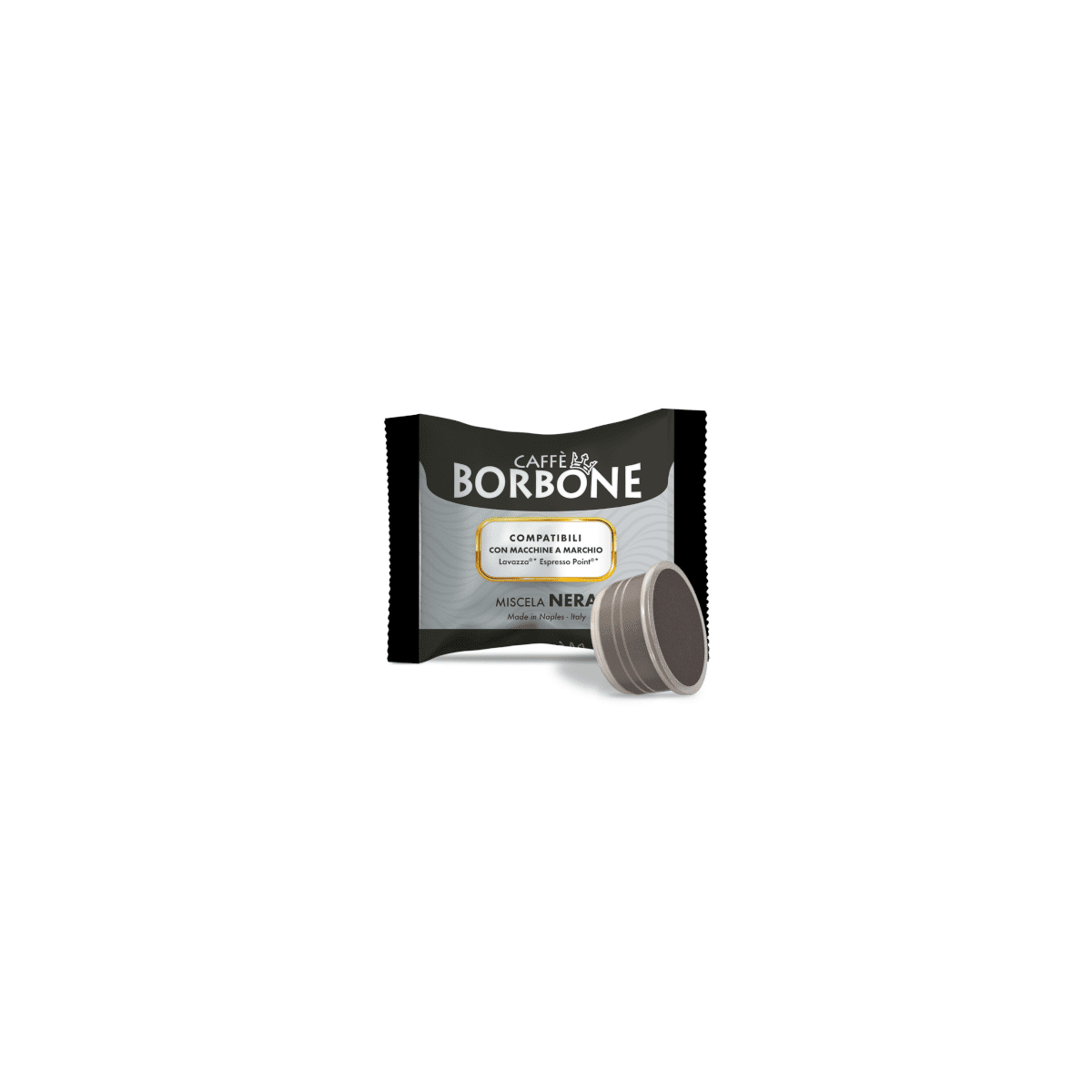Capsule Caffè Borbone Compatibili Lavazza Espresso Point, Miscela Nera