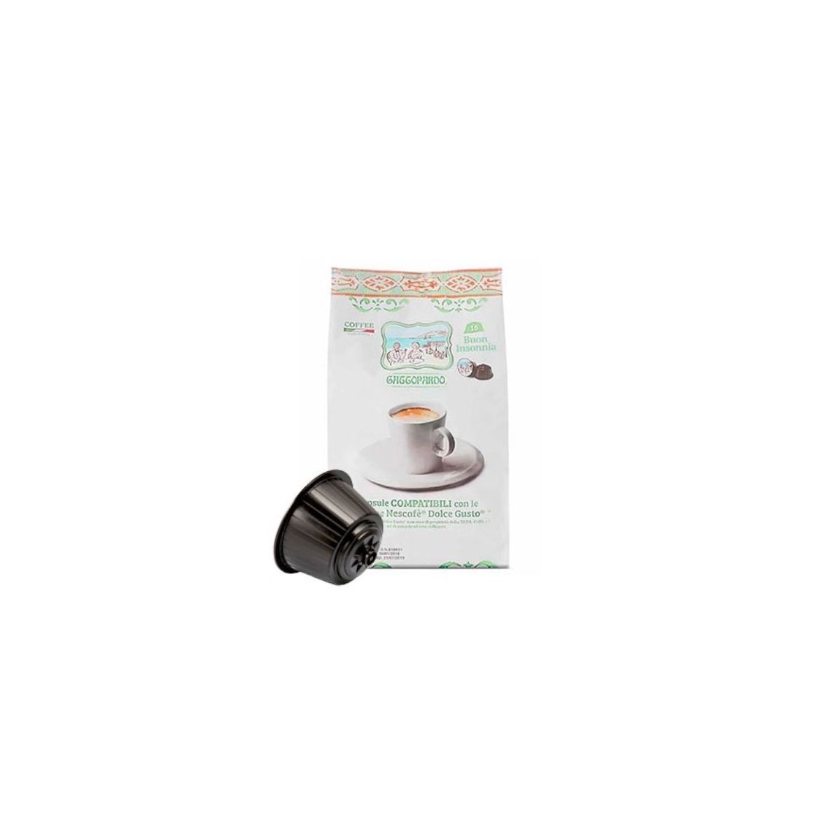 Capsule Compatibili Nescafè Dolce Gusto, Caffè Gattopardo, miscela Insonnia