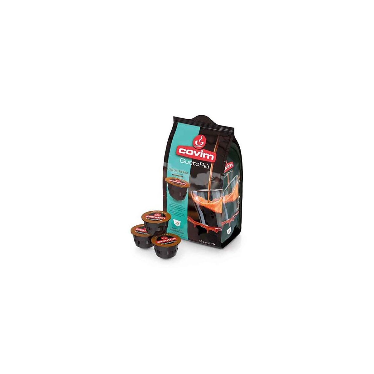 Capsule Caffè Covim Compatibili con Nescafè Dolce Gusto, miscela Oro Crema