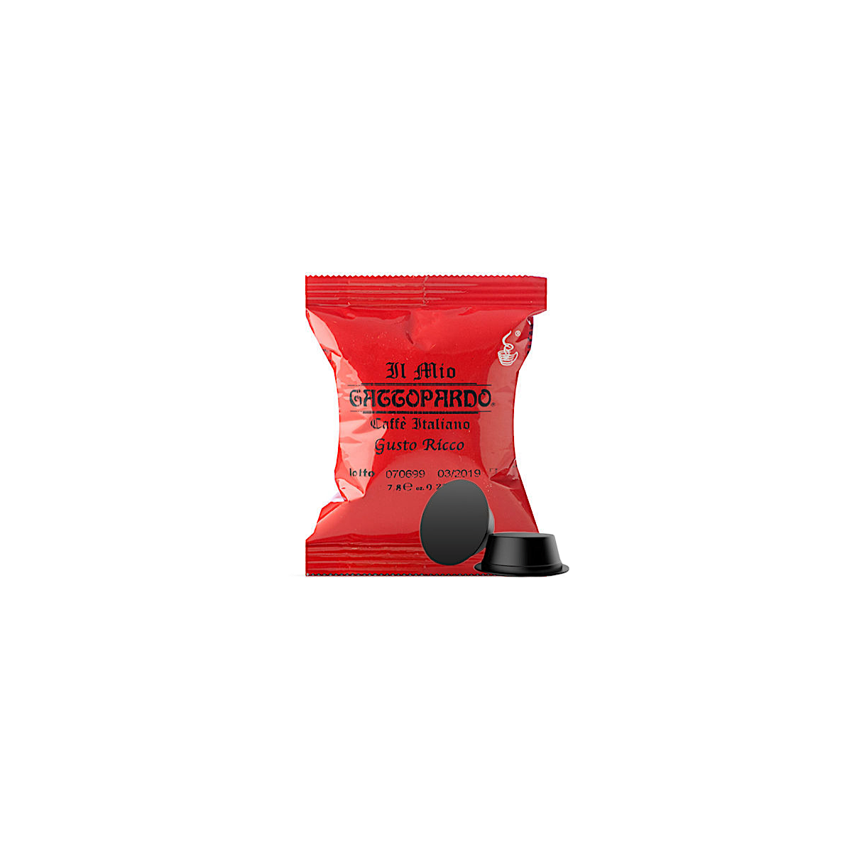 Capsule Gattopardo Compatibili Lavazza A Modo Mio, miscela Gusto Ricco