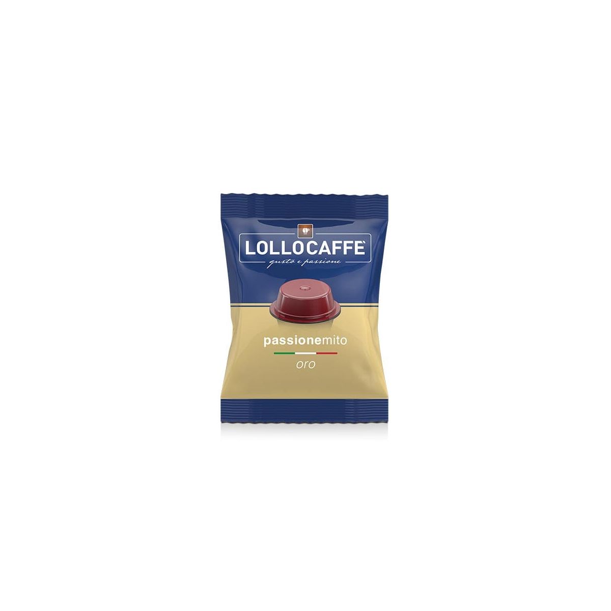 Capsule Lollo Caffè Compatibili con A Modo Mio, miscela Oro
