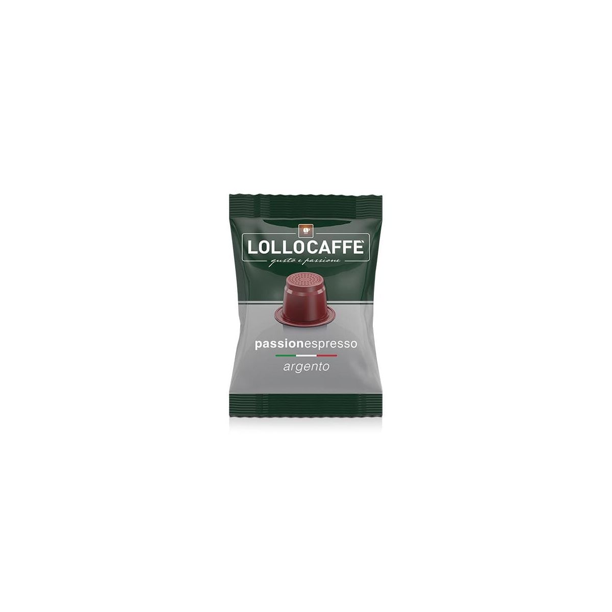 Capsule Lollo Caffè Compatibili con Nespresso, miscela Argento