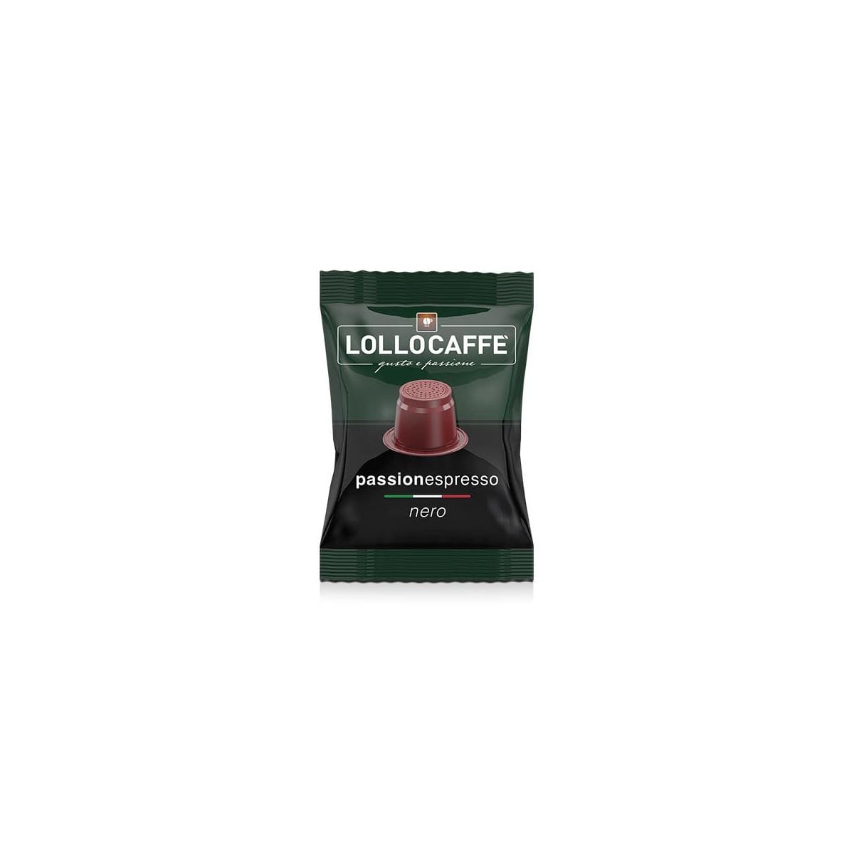 Capsule Lollo Caffè Compatibili con Nespresso, miscela Nera