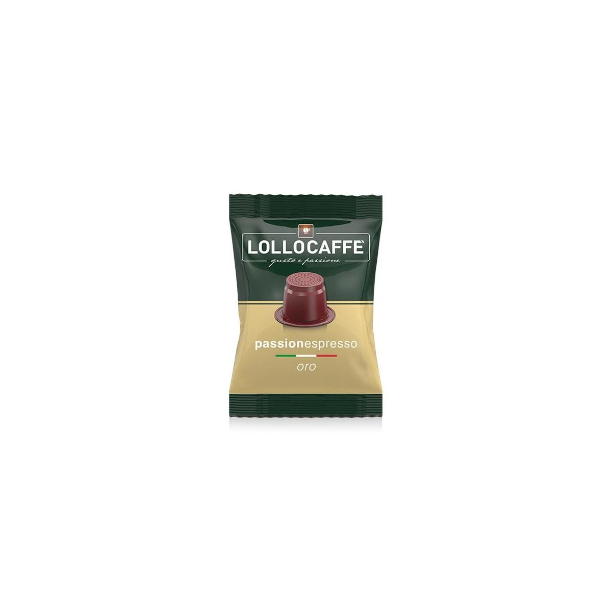 Capsule Lollo Caffè Compatibili con Nespresso, miscela Oro