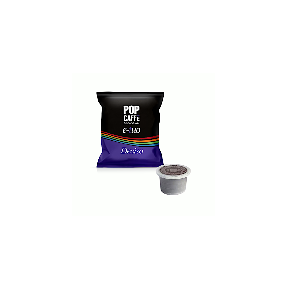 Capsule Pop Caffè Compatibili con Fior Fiore Coop, E-Tuo Deciso