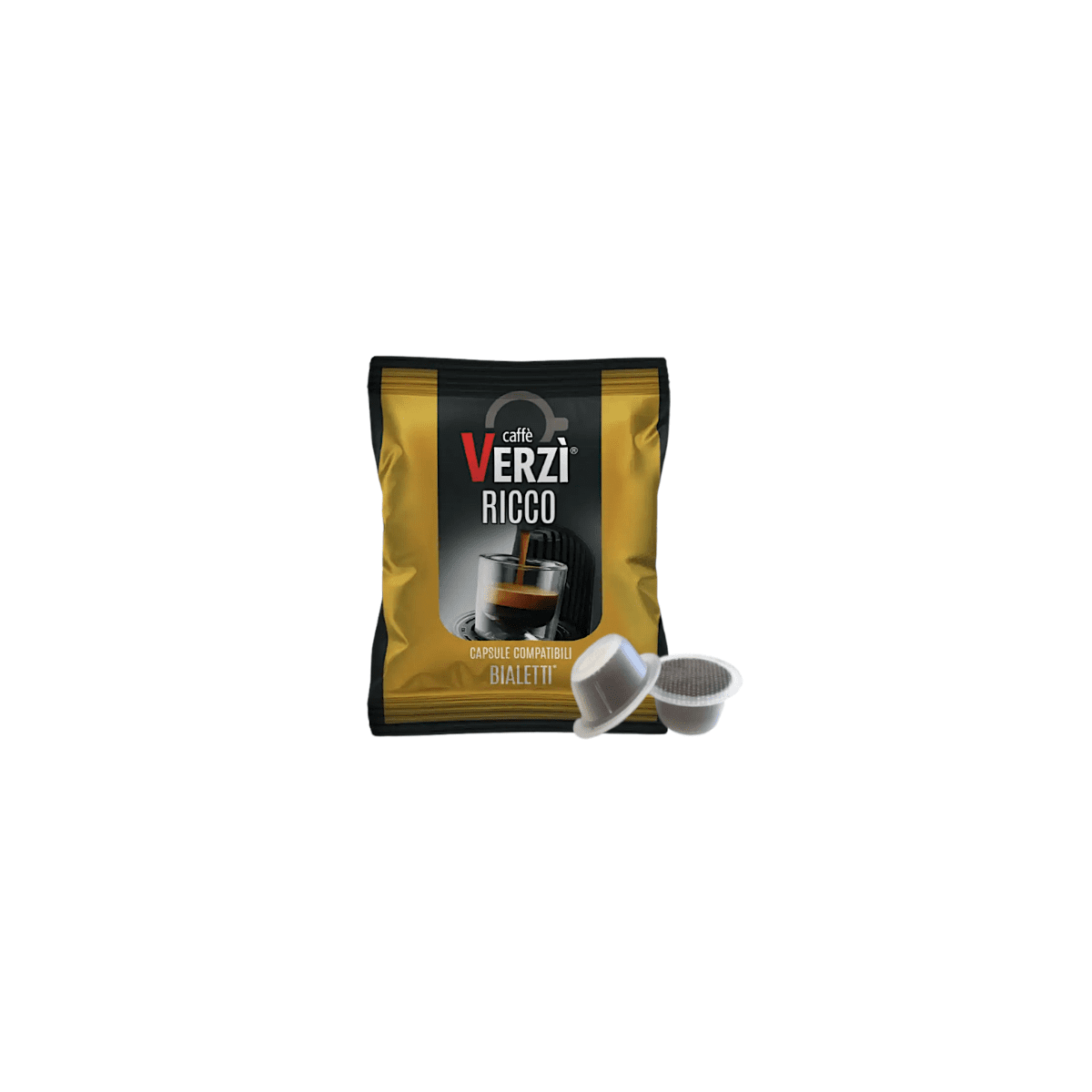 Capsule Verzì Caffè Compatibili con Bialetti, miscela Ricco