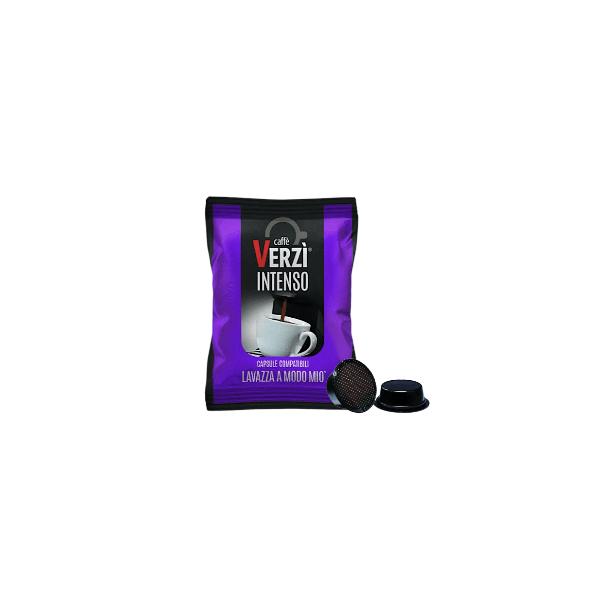 Capsule Verzì Caffè compatibili Lavazza A Modo Mio, miscela intenso