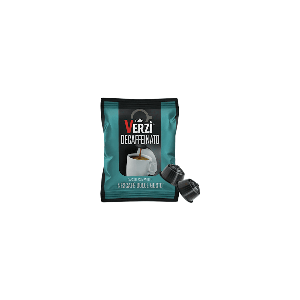 Capsule Verzì Caffè Compatibili con Dolce Gusto, decaffeinato