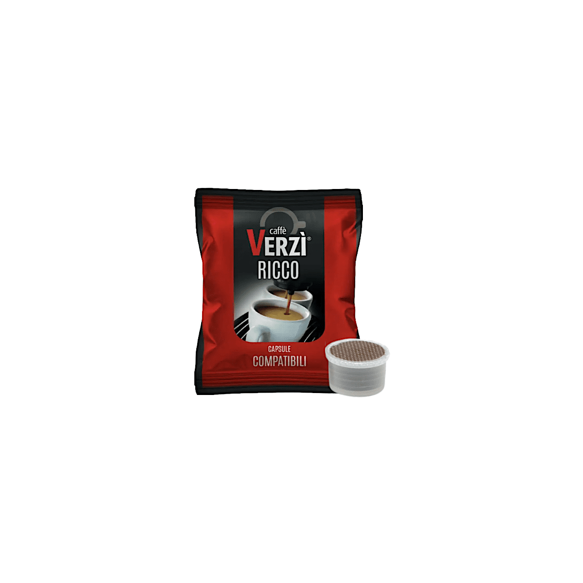 Capsule Verzì Caffè Compatibili con Lavazza Espresso Point, aroma Ricco