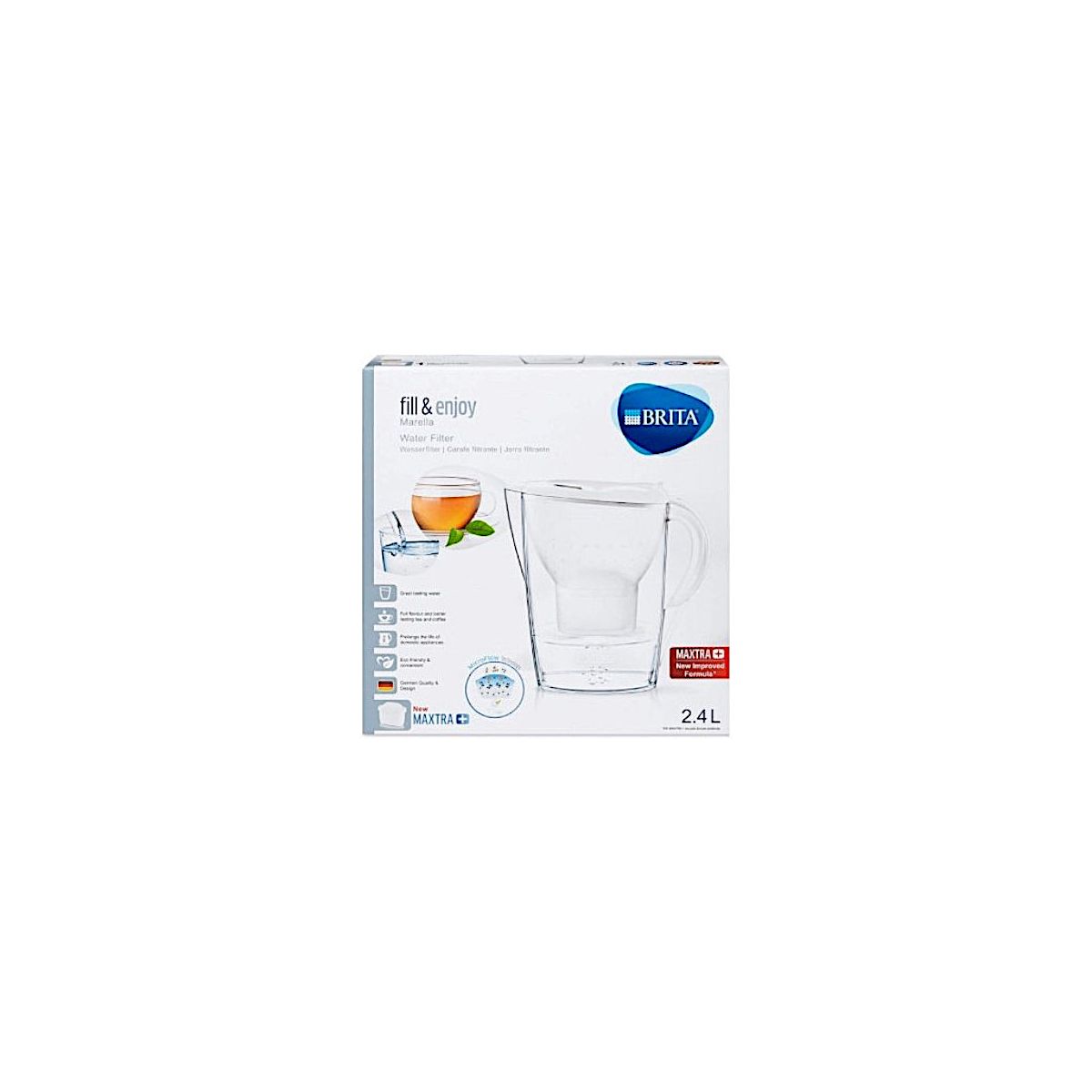 Caraffa Brita Marella, ideale per il filtraggio dell'acqua potabile