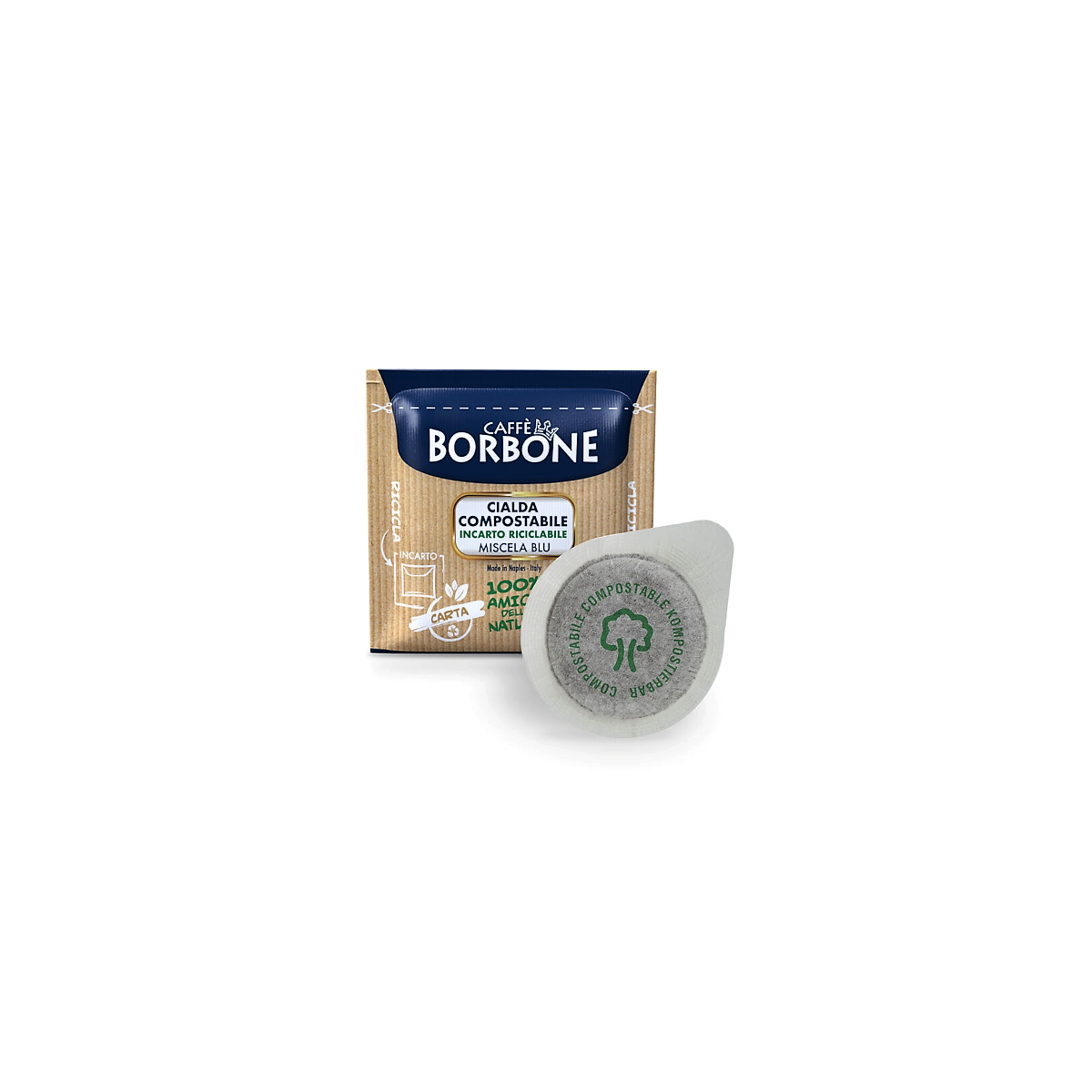 Caffe Borbone miscela Blu in Cialde ESE44