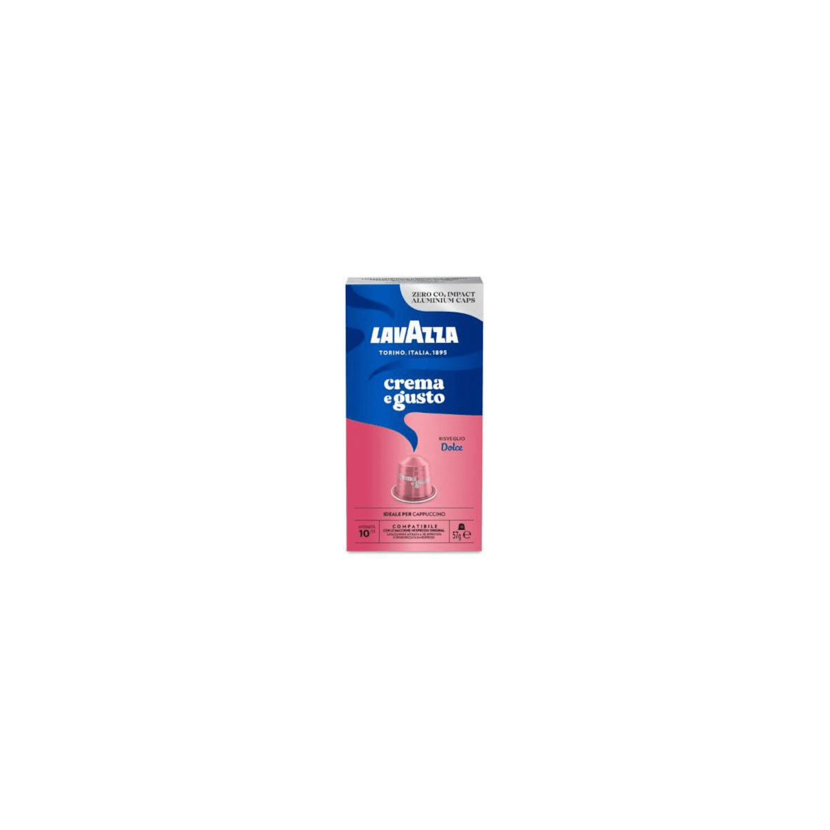 Capsule Lavazza Compatibili Nespresso Original, Crema e Gusto Dolce