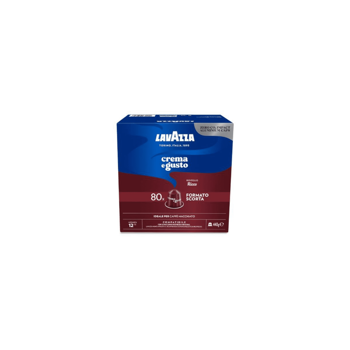 Capsule Lavazza Compatibili Nespresso Original, Crema e Gusto Ricco
